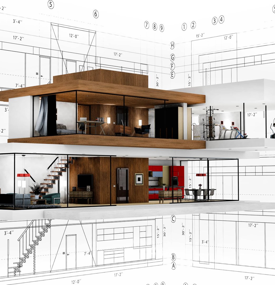Construction plans for structural engineering