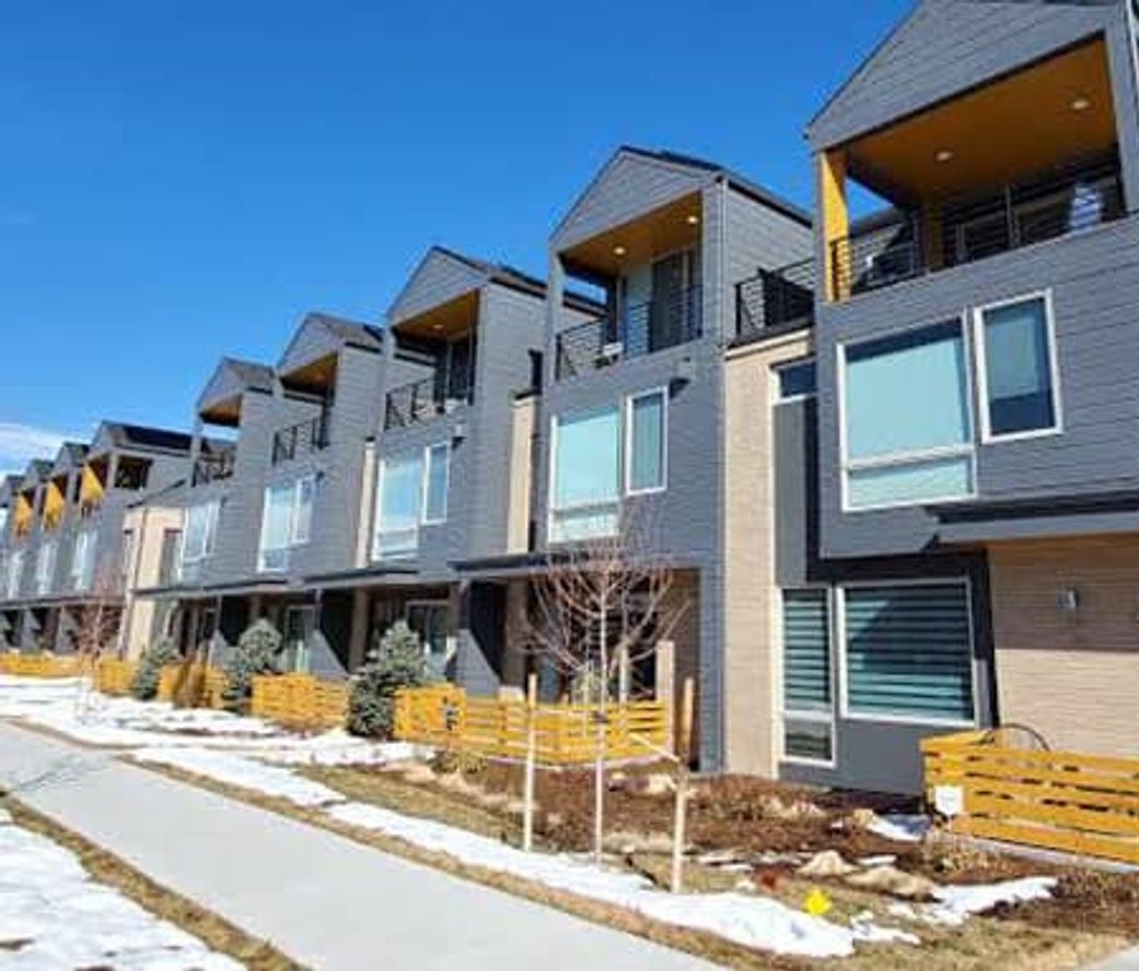 Modern home construction in Denver